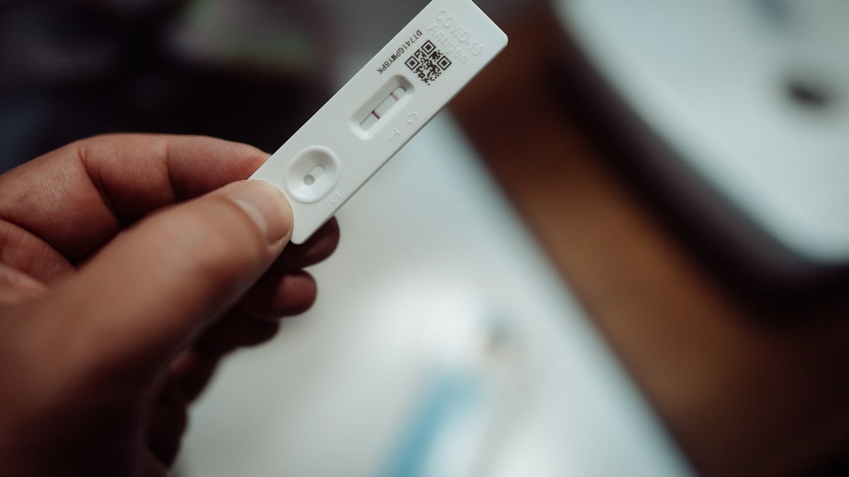 COVID 19 Positive Rapid Antigen Test